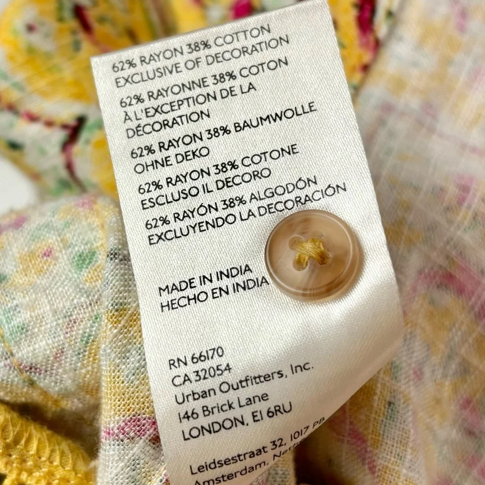 Pilcro yellow Pintuck Peasant blouse - Picture 10 of 10